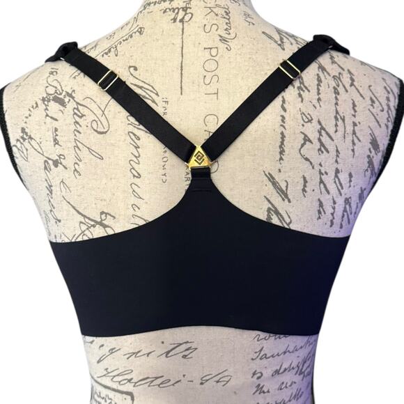 ThirdLove Black 24/7 Classic Full Coverage Racerback Bra Size 38D - Picture 2 of 2